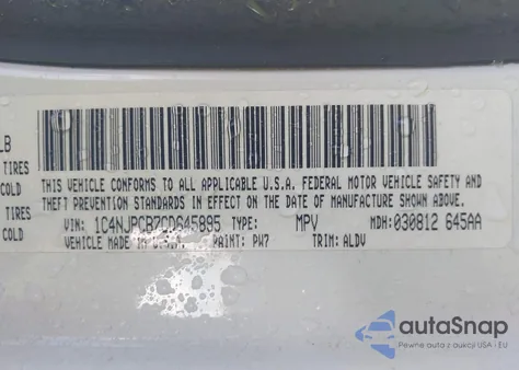 2012 Jeep Patriot Limited from USA, damaged, VIN 1C4NJPCB7CD645895